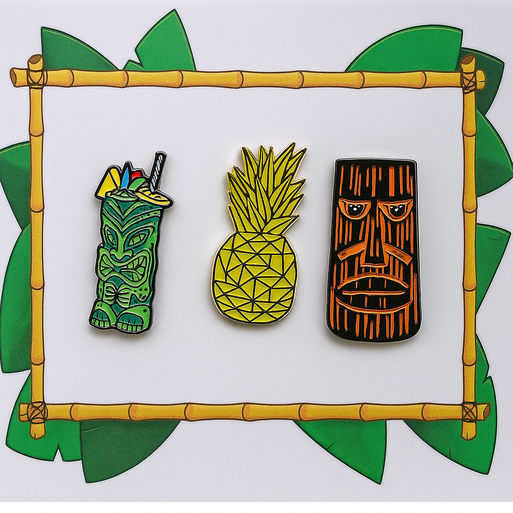 Pin Trio Tiki
