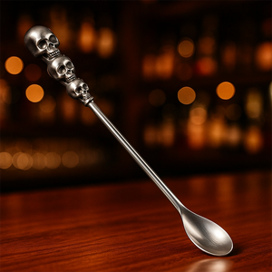 Cucharilla para Bar 40cm Modelo  3 Skull