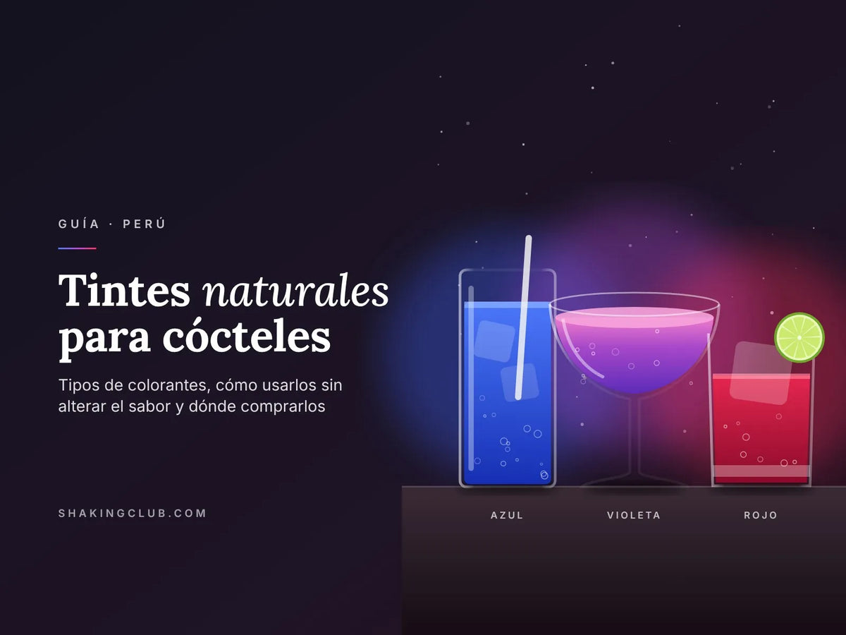 Tintes naturales para cócteles: tragos azul, violeta y rojo – Shaking