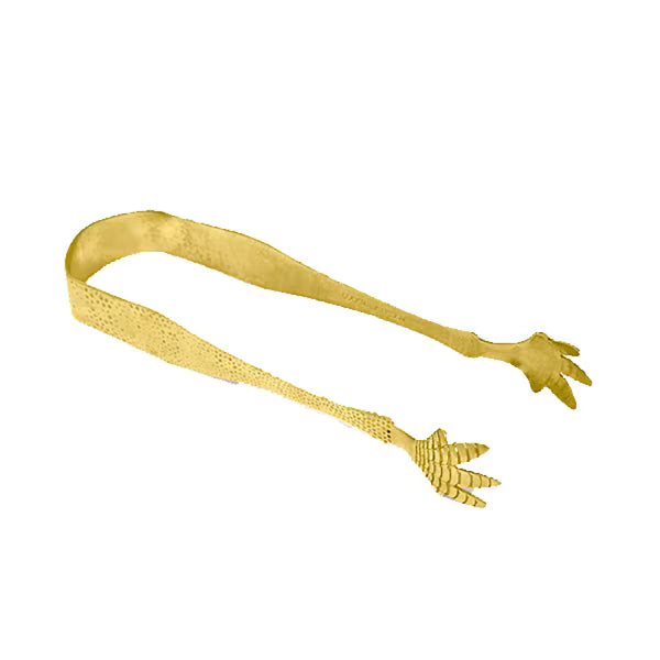 Pinza para hielo - estilo vintage dorada Cocktail Kingdom