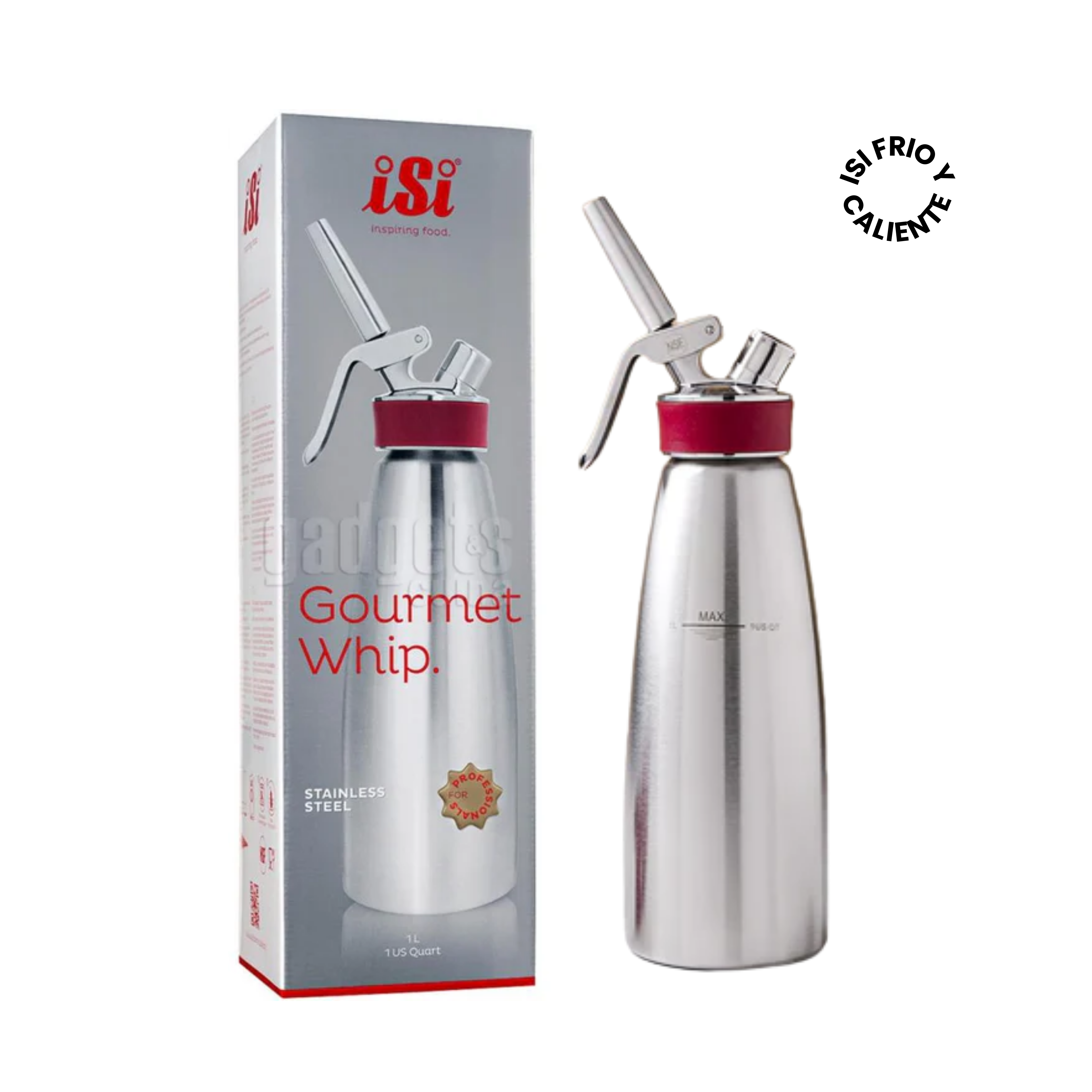 Sifón de Crema (ISI GOURMET WHIP) - 1LT