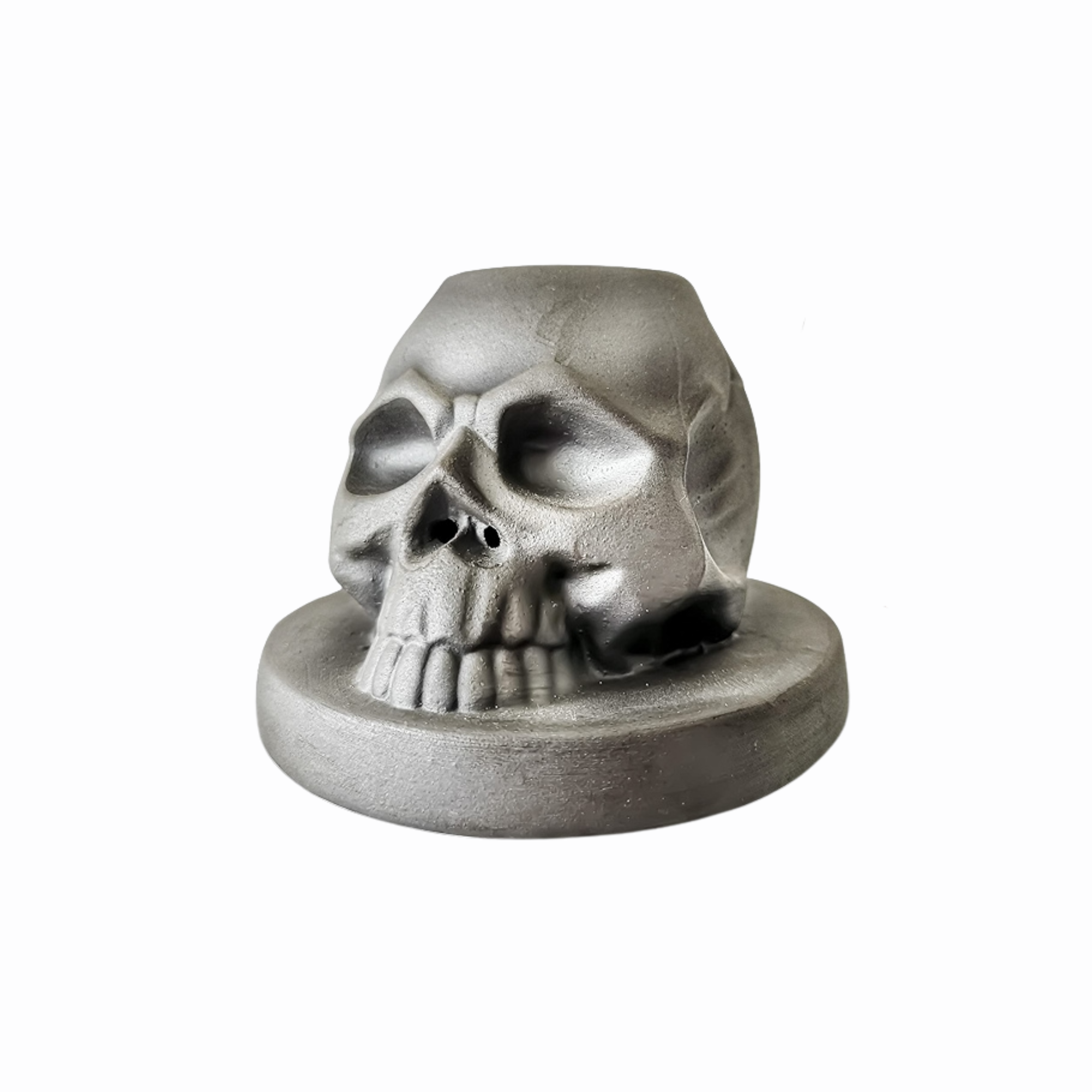 Smoker Top Skull Plateado