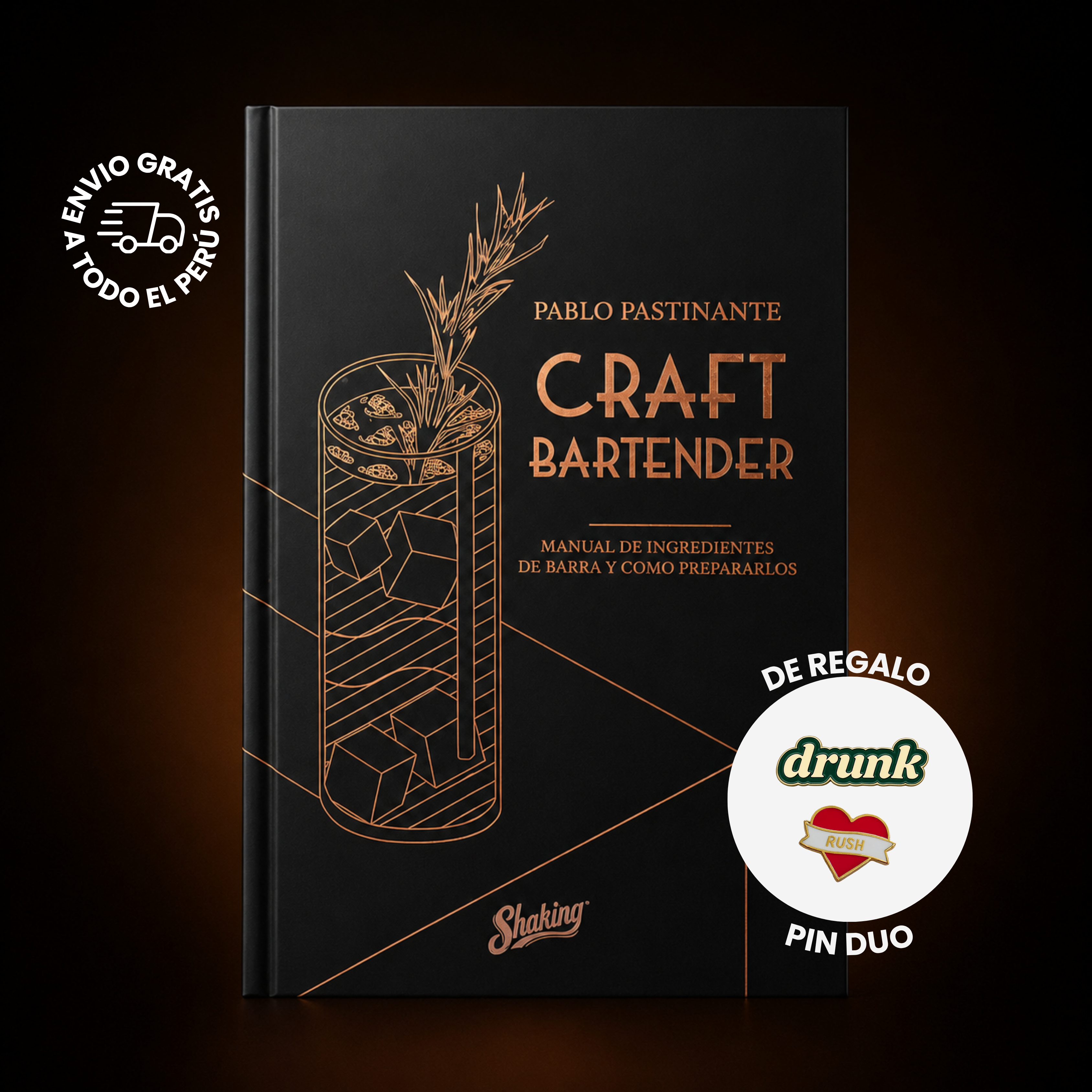 Libro Craft Bartender - Shaking - Libro en español