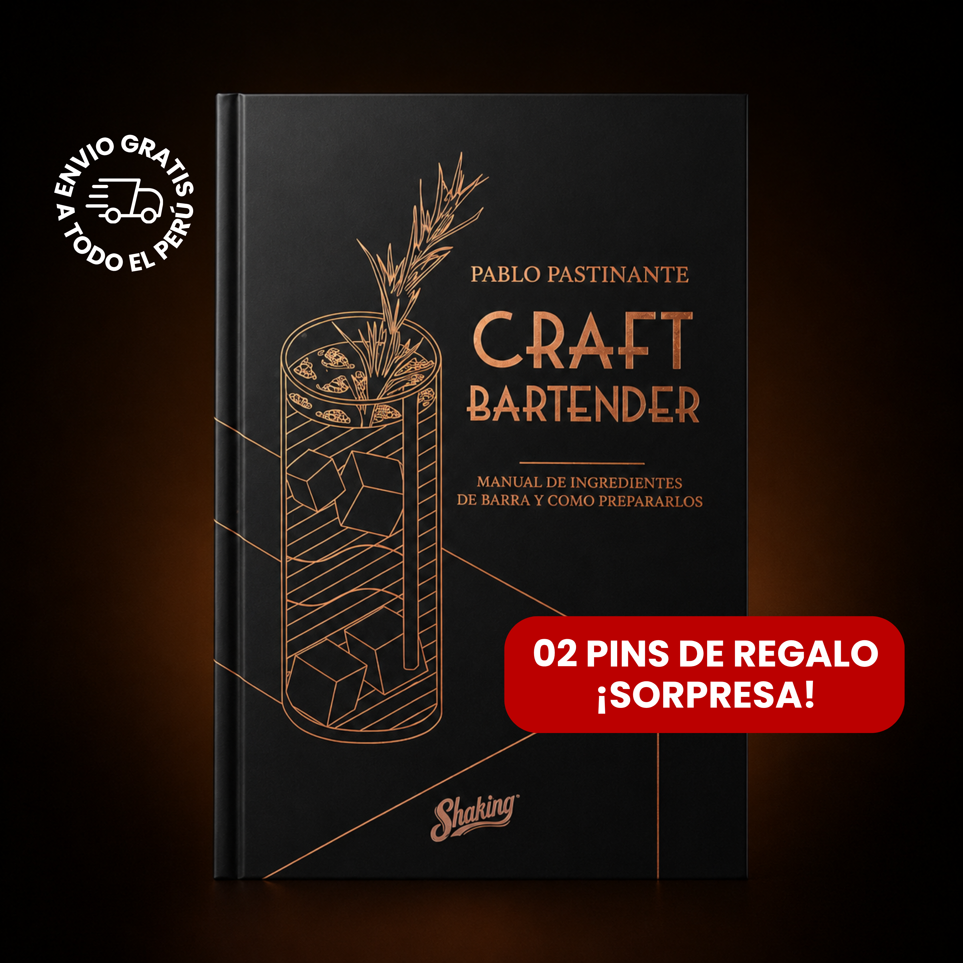 Libro Craft Bartender - Shaking - Libro en español