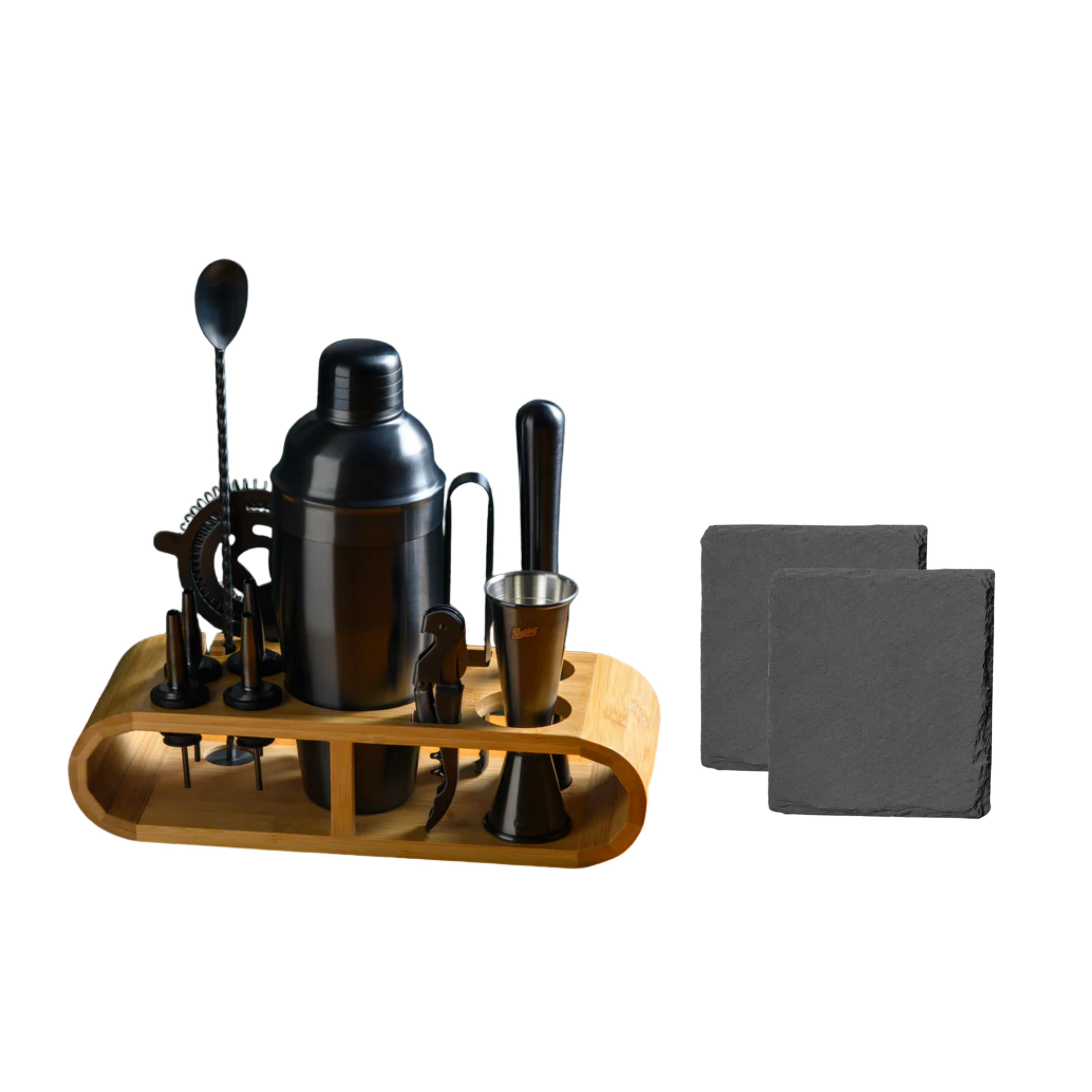 Set para Cocteleria Bamboo Black- 11 piezas