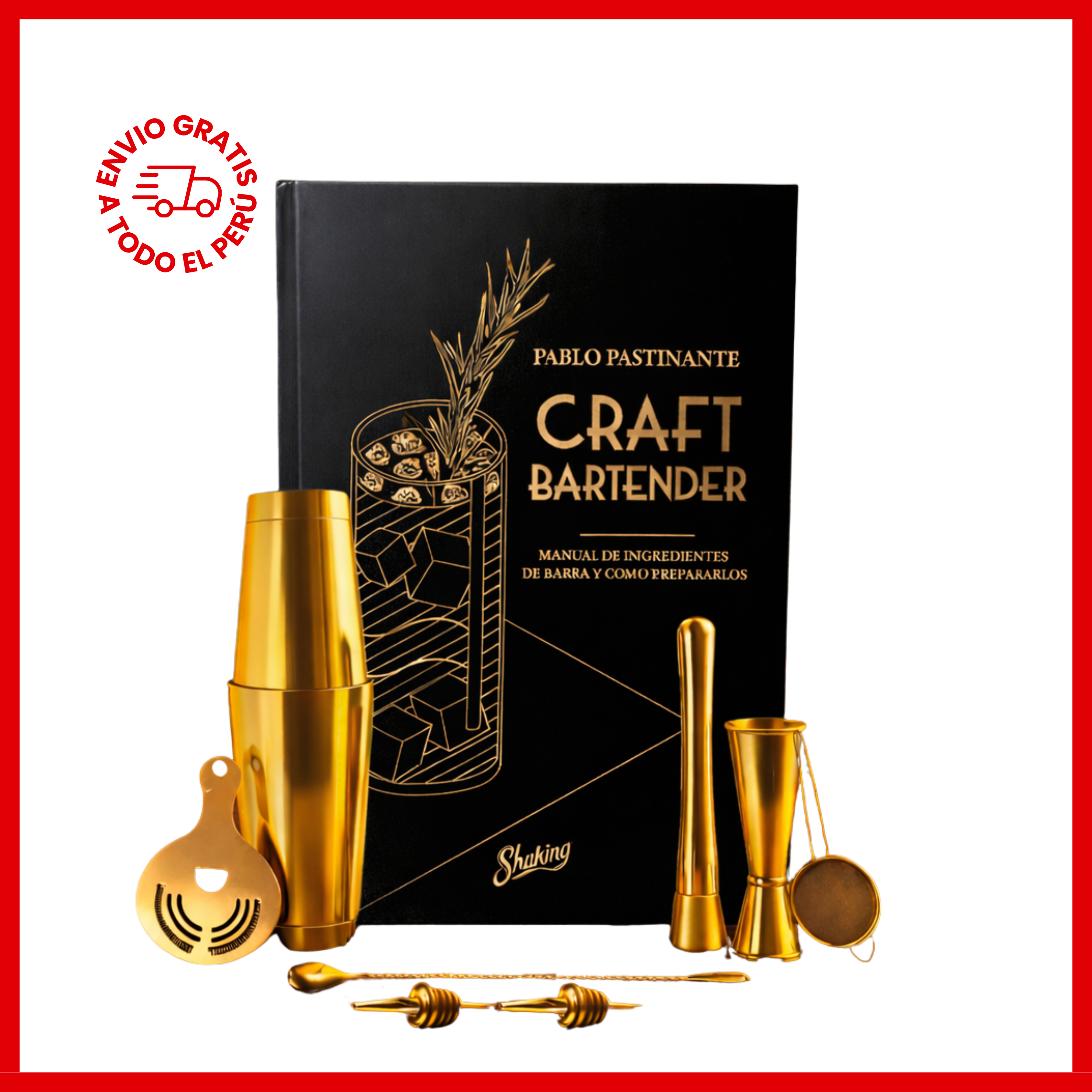 Set Dorado + Libro Craft