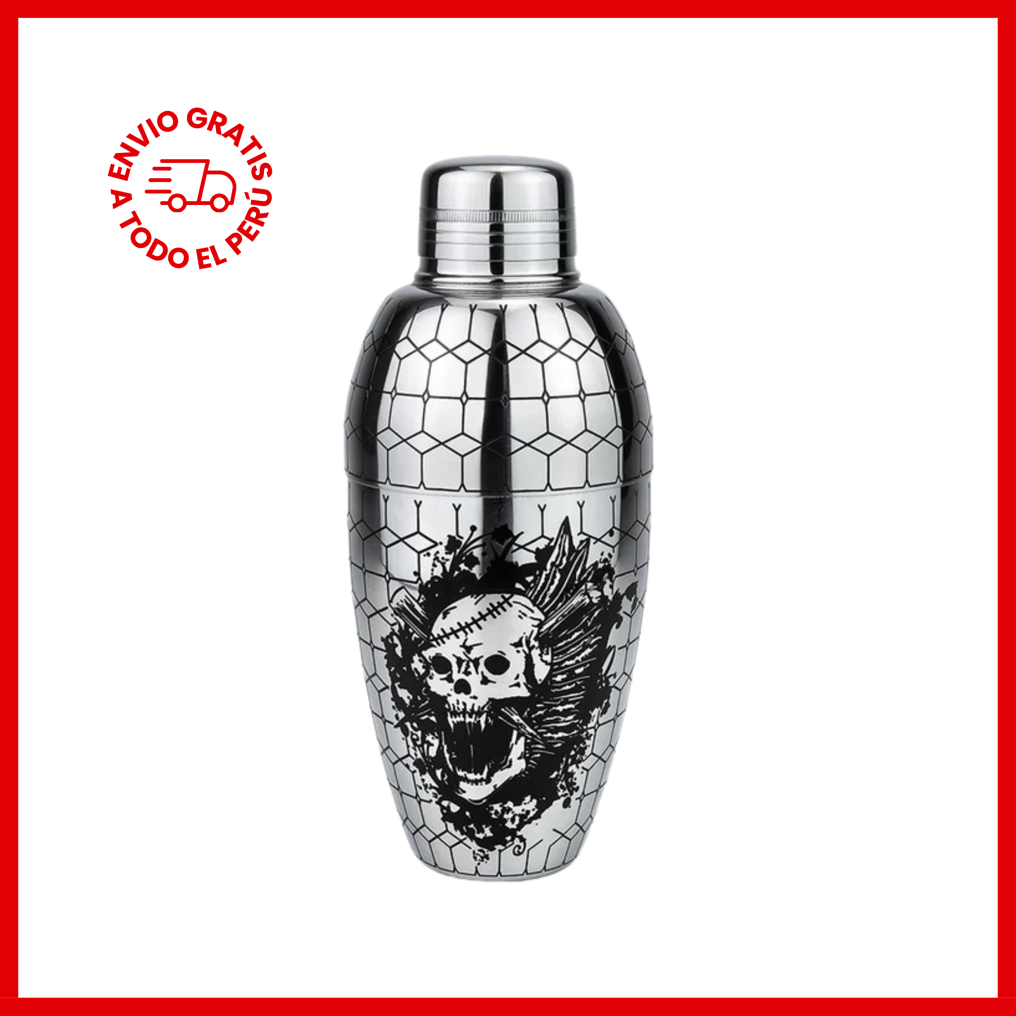 Coctelera Cobbler Infierno 500ml