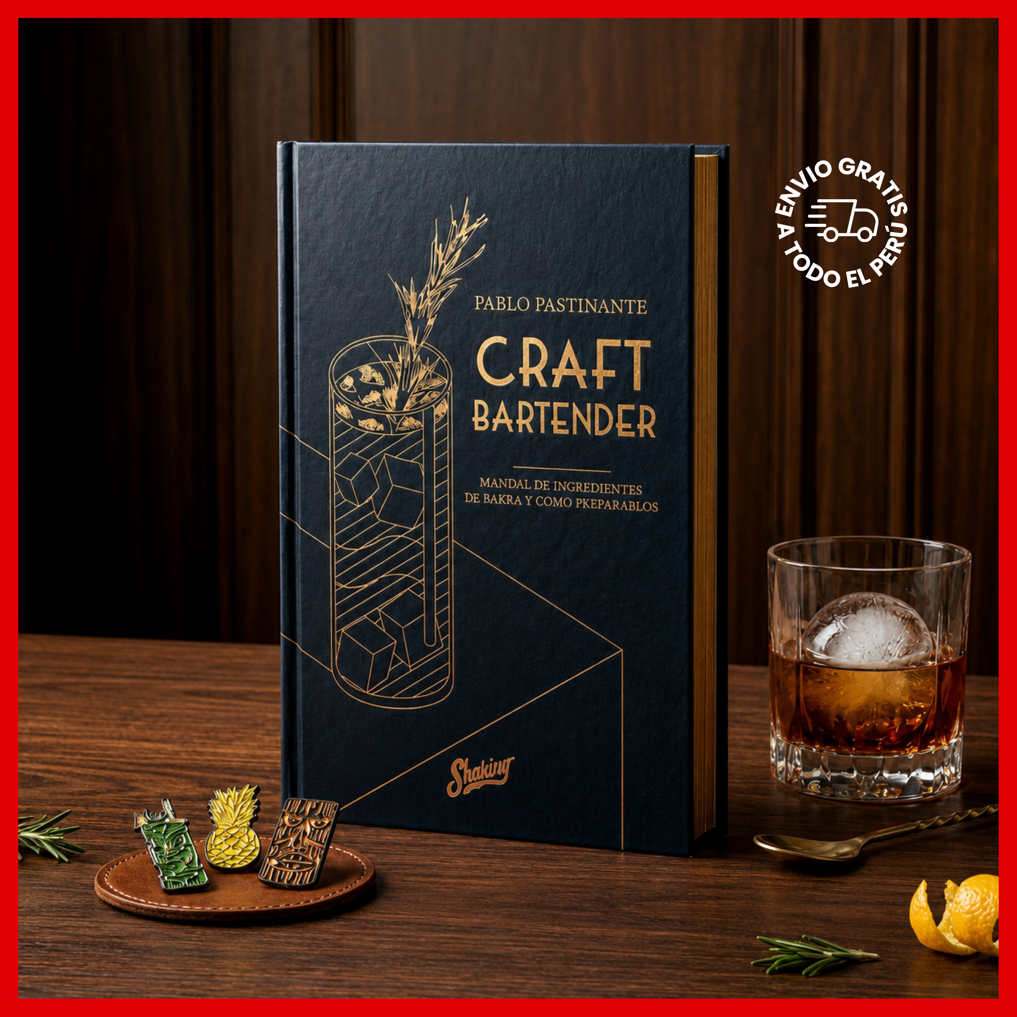 Libro Craft Bartender - Shaking - Libro en español