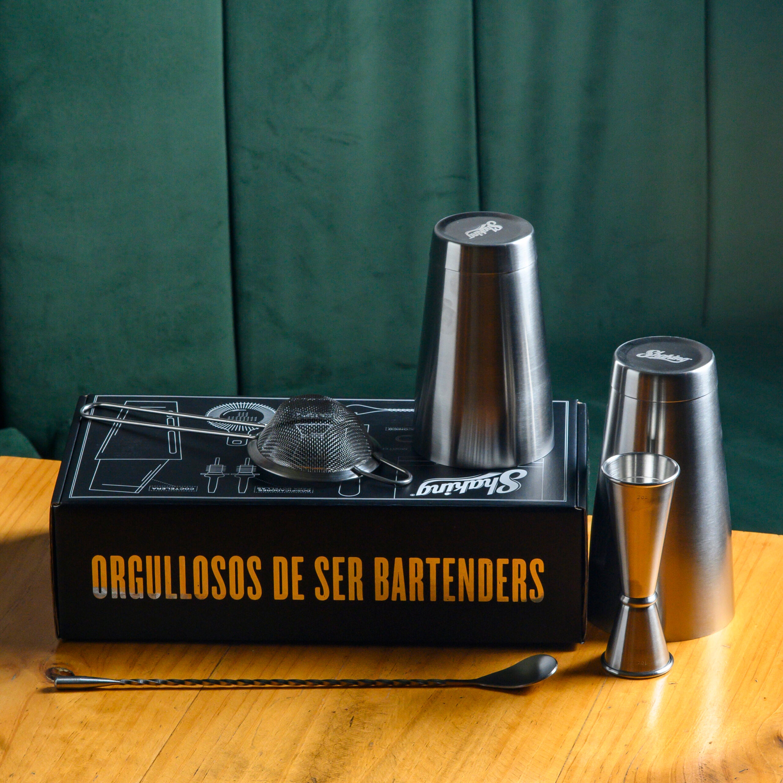 Set de coctelería completo Black - 8 piezas para Bar