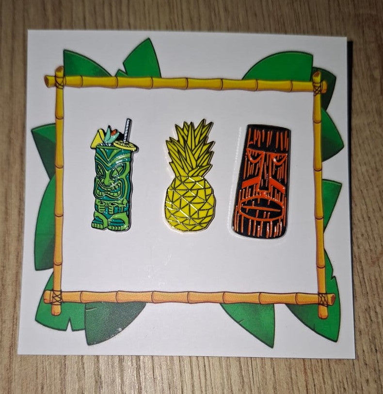Pin Trio Tiki