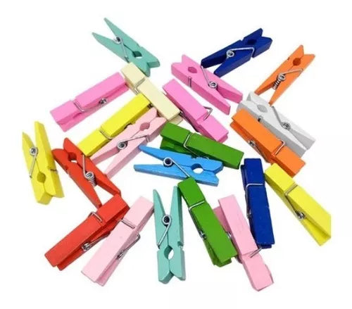 Clips para decoración de cocteles multicolor - Pack 25 und