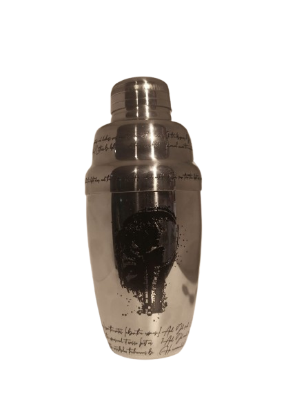 Coctelera Cobbler tres Cuerpos Diseño Calavera Skull