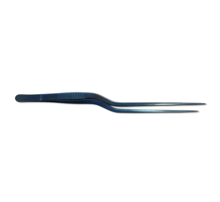 Pinza Curva Azul