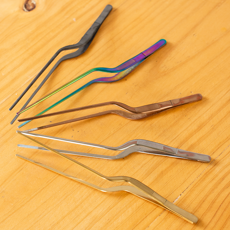 Pinza chef con punte curve 16 cm. - Coltelleria Lionetti Pinza chef con punte curve 16 cm. - Coltelleria Lionetti